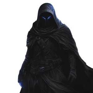 Cloaked Zabrak Vinyl Car Decal Sticker – Waterproof & UV-Resistant 8"