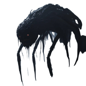 Void Creature Vinyl Car Decal Sticker – Waterproof & UV-Resistant 8"