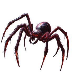 Magical Shadow Spider Vinyl Car Decal Sticker – Waterproof & UV-Resistant 8"