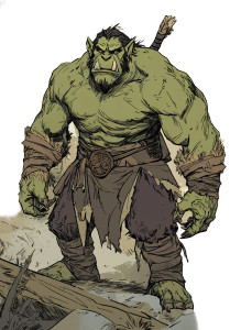 Orc Forest Concept Vinyl Car Decal Sticker – Waterproof & UV-Resistant 8"