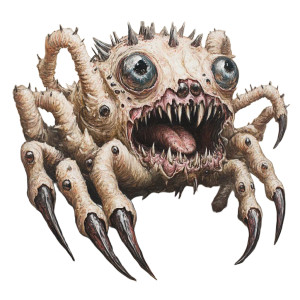 Horrid Insectile Beast Vinyl Car Decal Sticker – Waterproof & UV-Resistant 8"