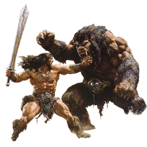 Conan Vs Beastmaster Vinyl Car Decal Sticker – Waterproof & UV-Resistant 8"