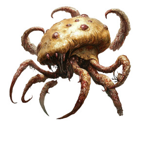 Fungal Otyugh Vinyl Car Decal Sticker – Waterproof & UV-Resistant 8"