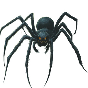 Anime Scary Spider Vinyl Car Decal Sticker – Waterproof & UV-Resistant 8"