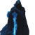 Dark Cloaked Swordsman Vinyl Car Decal Sticker – Waterproof & UV-Resistant 8"