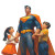 Superhero Dad V2 Vinyl Car Decal Sticker – Waterproof & UV-Resistant 8"