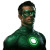 Green Lantern Jonathan Vinyl Car Decal Sticker – Waterproof & UV-Resistant 8"