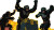 Dancing Apes Treasure Vinyl Car Decal Sticker – Waterproof & UV-Resistant 8"