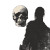 Skull On Staff Vinyl Car Decal Sticker – Waterproof & UV-Resistant 8"