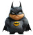 Fat Grumpy Batman Vinyl Car Decal Sticker – Waterproof & UV-Resistant 8"