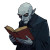 Cute Nosferatu Reading Vinyl Car Decal Sticker – Waterproof & UV-Resistant 8"