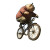 Gordo En Bicicleta Vinyl Car Decal Sticker – Waterproof & UV-Resistant 8"