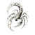 Scorpion Logo Vinyl Car Decal Sticker – Waterproof & UV-Resistant 8"