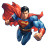 Super Man V3 Vinyl Car Decal Sticker – Waterproof & UV-Resistant 8"
