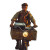 Scout On Bike Vinyl Car Decal Sticker – Waterproof & UV-Resistant 8"