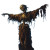 Skeleton Scarecrow Vinyl Car Decal Sticker – Waterproof & UV-Resistant 8"