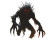 Fearsome Barbed Devil Vinyl Car Decal Sticker – Waterproof & UV-Resistant 8"