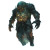 Gelatinous Armor Monster Vinyl Car Decal Sticker – Waterproof & UV-Resistant 8"