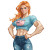 Muscular Wrestler Mom Vinyl Car Decal Sticker – Waterproof & UV-Resistant 8"