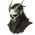 Tiefling Male Head Vinyl Car Decal Sticker – Waterproof & UV-Resistant 8"