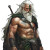 Rugged Male Druid Vinyl Car Decal Sticker – Waterproof & UV-Resistant 8"
