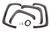 Lund Fender Flares | 2019-2022 GMC Sierra 1500 | Rivet Style | Textured Black | Set Of 4