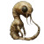 Weak Worm Hybrid Vinyl Car Decal Sticker – Waterproof & UV-Resistant 8"