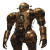 Towering Metal Automatons Vinyl Car Decal Sticker – Waterproof & UV-Resistant 8"