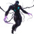 Cybernetic Void Warrior Vinyl Car Decal Sticker – Waterproof & UV-Resistant 8"