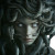 Medusa Portrait V3 Vinyl Car Decal Sticker – Waterproof & UV-Resistant 8"