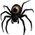 Eyeball Widow Spider Vinyl Car Decal Sticker – Waterproof & UV-Resistant 8"