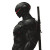 Cyborg Samurai Noir Vinyl Car Decal Sticker – Waterproof & UV-Resistant 8"