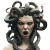 Angry Medusa V2 Vinyl Car Decal Sticker – Waterproof & UV-Resistant 8"