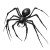 Giger-Style Spider Vinyl Car Decal Sticker – Waterproof & UV-Resistant 8"