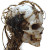 Cyberpunk Skull Relic Vinyl Car Decal Sticker – Waterproof & UV-Resistant 8"