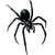 Dynamic Black Spider Vinyl Car Decal Sticker – Waterproof & UV-Resistant 8"