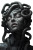 Surreal Medusa Portrait Vinyl Car Decal Sticker – Waterproof & UV-Resistant 8"