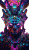 Cyberpunk Ravan Vinyl Car Decal Sticker – Waterproof & UV-Resistant 8"