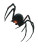 Demonic Webinar Spider Vinyl Car Decal Sticker – Waterproof & UV-Resistant 8"