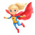Pediatric Superhero Girl Vinyl Car Decal Sticker – Waterproof & UV-Resistant 8"