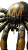 Golden Robot Tarantula Vinyl Car Decal Sticker – Waterproof & UV-Resistant 8"
