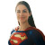 Superwoman Office Portrait Vinyl Car Decal Sticker – Waterproof & UV-Resistant 8"