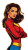 Pop-Art Superhero Vinyl Car Decal Sticker – Waterproof & UV-Resistant 8"