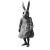 Scary Rabbit Mask Vinyl Car Decal Sticker – Waterproof & UV-Resistant 8"