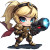 Johanna Chibi Vinyl Car Decal Sticker – Waterproof & UV-Resistant 8"