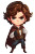 Angry Chibi Athos Vinyl Car Decal Sticker – Waterproof & UV-Resistant 8"