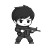 Chibi Ak-47 Icon Vinyl Car Decal Sticker – Waterproof & UV-Resistant 8"
