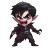 Chibi Vampire Boy Vinyl Car Decal Sticker – Waterproof & UV-Resistant 8"