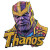 Thanos Graffiti Vinyl Car Decal Sticker – Waterproof & UV-Resistant 8"