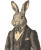 Bunny In Suit Vinyl Car Decal Sticker – Waterproof & UV-Resistant 8"